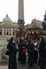 Place Saint pierre avec sa crèche de Noël